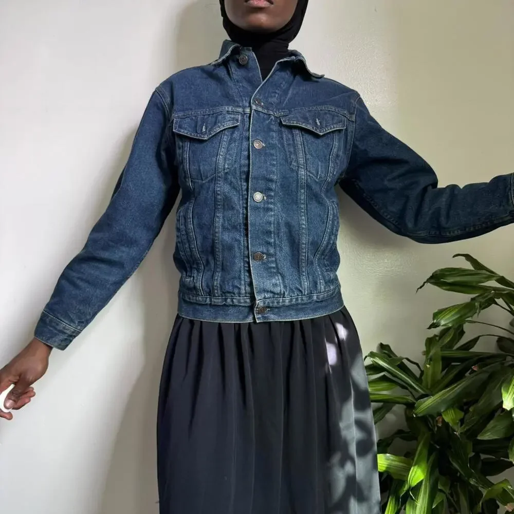 Vintage‎ navy denim jacket size 36